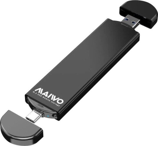 Maiwo K1683P2 Ekstern M.2 NVMe/SATA SSD-kabinett 10Gbps B-Key M-Key UASP