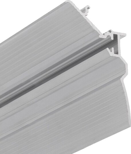 Topmet 1m aluminiumsprofil SMOOTH12 BC/Q9   Ubehandlet aluminium innfelling LED skinne