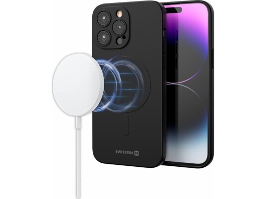 Swissten Soft Joy Magstick Case Aizmugurējais Apvalks Priekš Apple Iphone 15 Pro Max