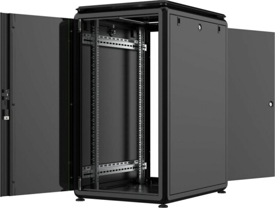 Lanview By Logon Rack Skap 600 X 800 Mm Data Line Free-Standing Svart Ral 9005 20U 19"