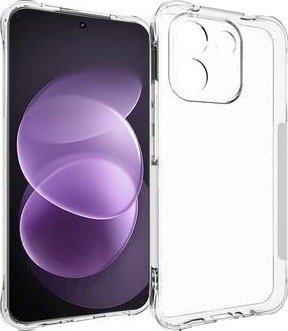 Xiaomi Redmi Note 17 Pro Max støtsikkert silikon-deksel - Gjennomsiktig