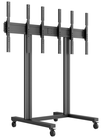 Multibrackets M Public vogn - portrett - for 3x1 videovegg - svart Multibrackets M Public vogn - portrett - for 3x1 videovegg - svart