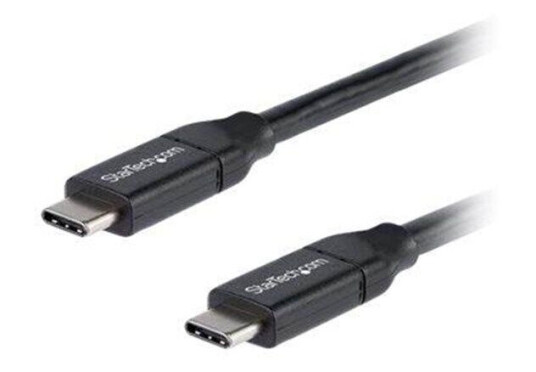 StarTech USB C til USB C Kabel 1 m - 5A PD - USB 2.0 - Svart