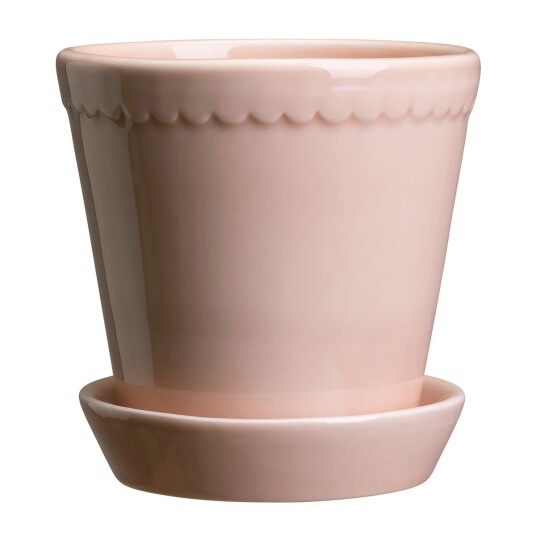 Bergs Potter Helena krukke glasert Ø18 cm Quartz rose Bergs Potter Helena krukke glasert Ø18 cm Quartz rose