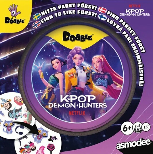 Dobble KPop Demon Hunters Kortspill Nordisk