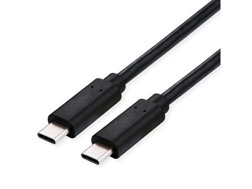 Roline USB4 Gen3x2 40 Gbit/s USB-C Kabel 0,8 M Sort