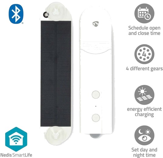 Nedis SmartLife Bluetooth motoriserte rullegardiner Nedis SmartLife Bluetooth motoriserte rullegardiner