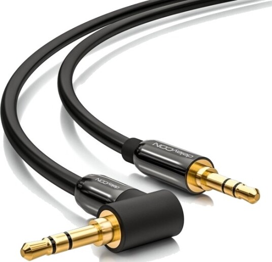 Deleycon Mk207 3.5Mm Hankjønn 3.5Mm Hankjønn 0,5 M Sort