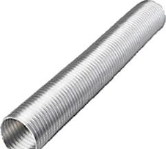 Duka 160 mm Aluminium Flexslange 3000 mm - Tåler opptil 250 grader Duka 160 mm Aluminium Flexslange 3000 mm - Tåler opptil 250 grader