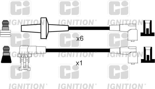 Tennplugg kabelsett QUINTON HAZELL XC319