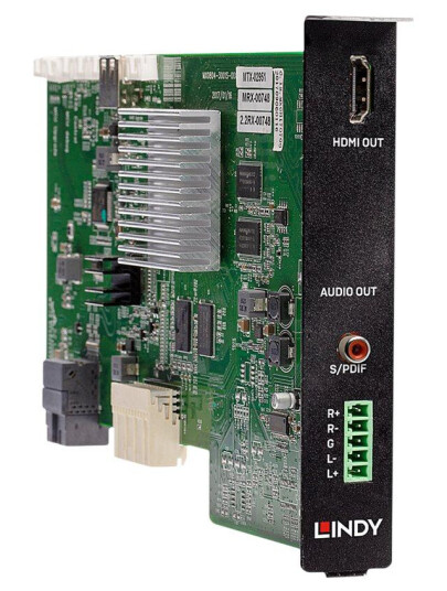 LINDY Single Port HDMI 18G Output Board - utvidelsesmodul - HDMI x 1 + lyd x 1 + digital audio x 1