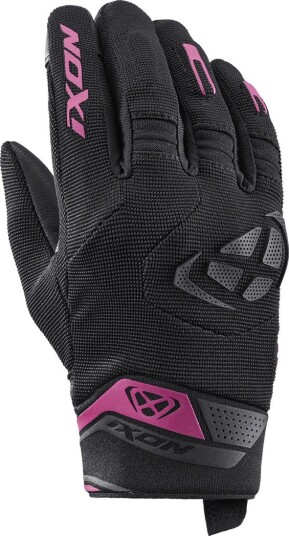 MC-Hansker Ixon Mig 2 L Dame Svart /Fuchsia S