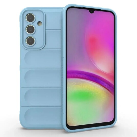 INCOVER Samsung Galaxy A25 (5G) Fleksibelt Plastdeksel - Lysblå