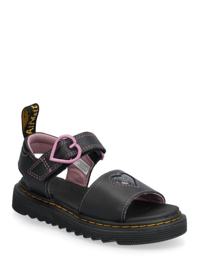 Dr. Martens Marlowe Hearts Ii J Black Lucido+Nebula Glitter - Black - 28