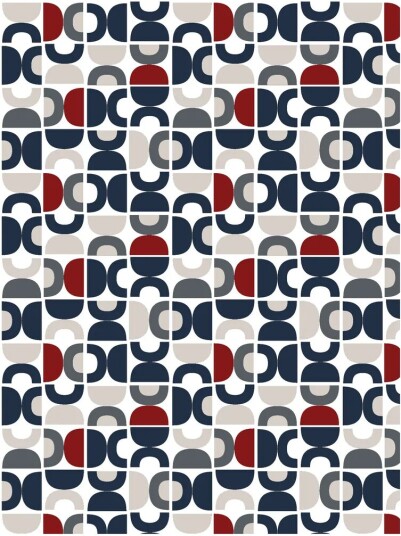 Arvidssons Textil Spiraldans stoff Blå Arvidssons Textil Spiraldans stoff Blå