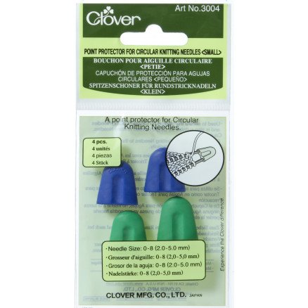 Clover Maskestopper Pindebeskytter til Rundpinner 2-5mm 4 stk Clover Maskestopper Pindebeskytter til Rundpinner 2-5mm 4 stk