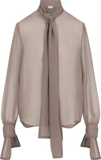 Saint Laurent Dame Bluser & Skjorter Rosa S, Saint Laurent Dame Bluser & Skjorter Rosa S,