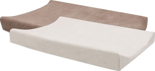 Jollein Stellemattetrekk 50x70cm 2-Pakk Milky Coffee/Ivory Jollein Stellemattetrekk 50x70cm 2-Pakk Milky Coffee/Ivory