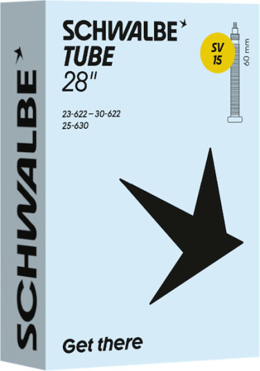 Schwalbe slange 700c/28"x0,90-1,20 (23/30-622/630) 60mm racerventil