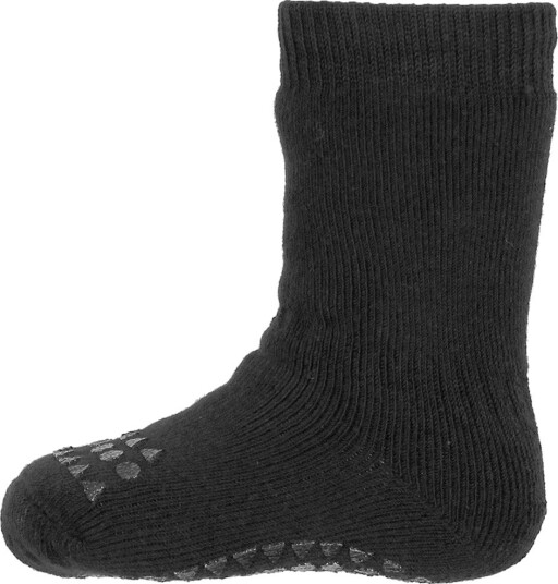 GObabyGO non slip socks – black   3 4år