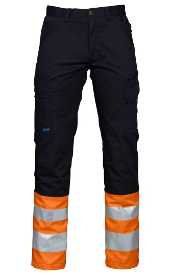 ProJob 6523 Servicebukse En Iso 20471 Kl 1 Orange/Black C44