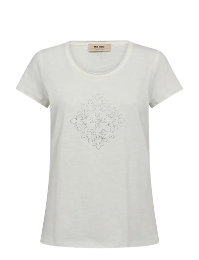 MOS MOSH Mmsherri O Ss Glam Tee Cream XL