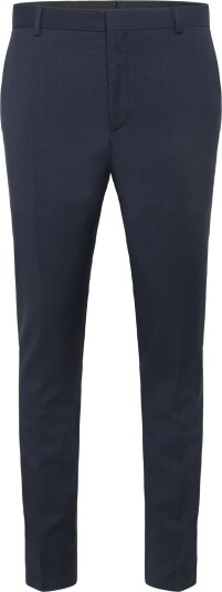 Calvin Klein Micro Grid Slim Trouser Navy 44