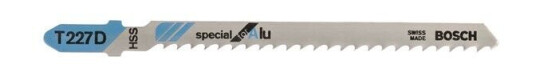 Bosch T 227 D Stikksagblad for Aluminium og Metall - 100 mm, 5 Deler
