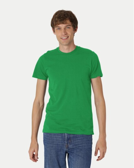 Neutral Organic   Mens Fitted T shirt Grønn