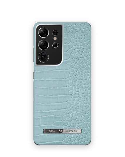 iDeal of Sweden Atelier Case Galaxy S21 Ultra Soft Blue Croco