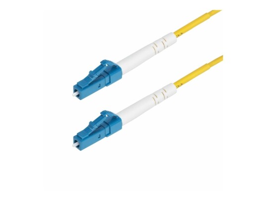 Startech.Com 5M (16.4Ft) Lc To Lc (Upc) Os2 Single Mode Simplex Fiber Optic Cable 9/125Μm Laser Optimized 40G/100G Bend Insensitive Low Insertion Loss - Lszh Fiber Patch Cord (Spsmlclc-Os2-5M) - Koblingskabel - Lc/Upc-Enkeltmodus (Hann) Til Lc/