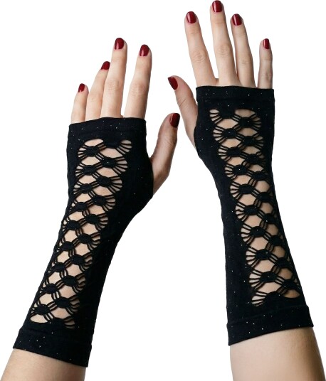 Fiestas Guirca Fingerløse hansker Gothic 27412