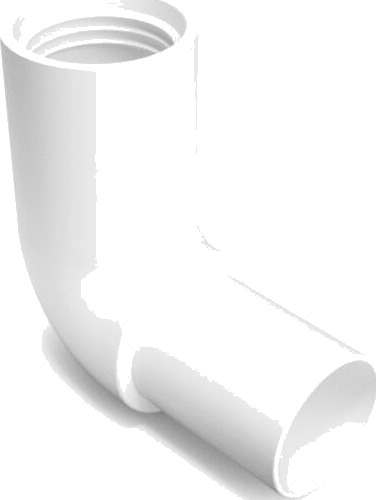 Albue 90° 32 mm plast muffe/tupp og gummipakning pluggbar