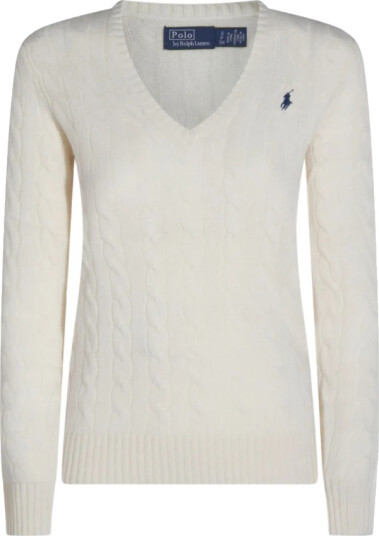 Polo Ralph Lauren Dame Strikkevarer Beige L,