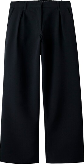 LMTD Nlfluis Nw Pleat Wide Pant Noos Black 128