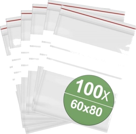 Slokke /Kvelningspose Med Tekstetiketter Bxh 60 X 80 Mm Transparent Polyetylen 100 Stk Slokke /Kvelningspose Med Tekstetiketter Bxh 60 X 80 Mm Transparent Polyetylen 100 Stk