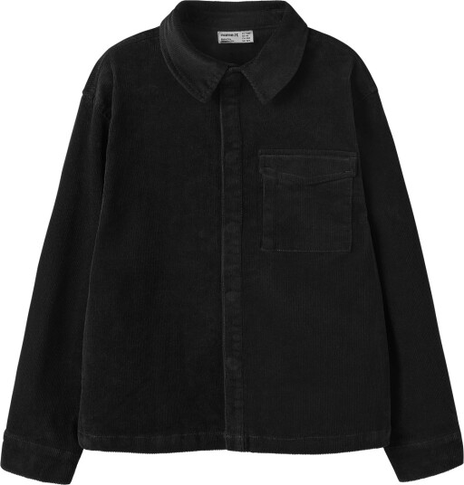 Name It Nkmaaron Os Cord Ls Shirt 2908 Qd Black 152