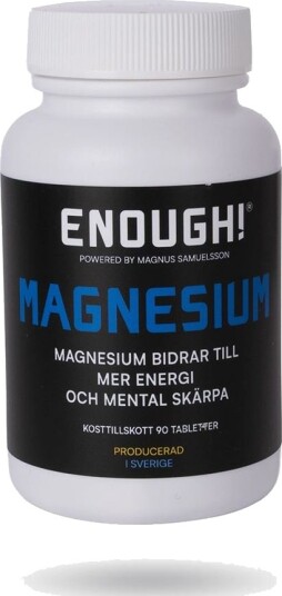 Enough Magnesium 220 mg 90 stk Enough Magnesium 220 mg 90 stk
