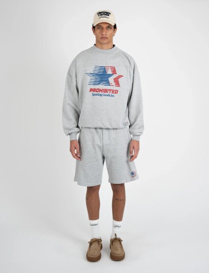Prohibited Sporting Goods Crew Neck Grey XL