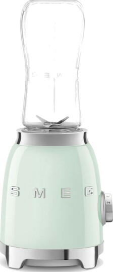 Smeg 50's Style Smoothieblender 600ml 300W med Tritanflasker, Pastellgrønn Smeg 50's Style Smoothieblender 600ml 300W med Tritanflasker, Pastellgrønn