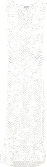Ganni Dame Kjoler Hvit S, Ganni Dame Kjoler Hvit S,