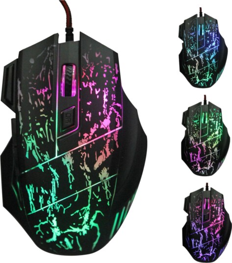 RGB Gaming Mus / Datamus med 7 knapper RGB Gaming Mus / Datamus med 7 knapper