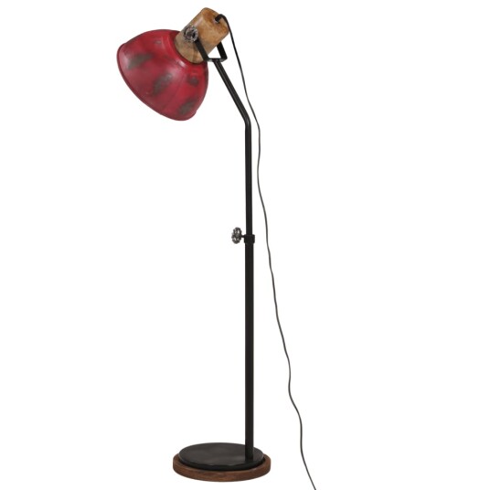 Gulvlampe 25 W mørkerød 30x30x100-150 cm E27 Gulvlampe 25 W mørkerød 30x30x100-150 cm E27