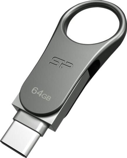 Silicon Power Mobile C80 Usb-Flashstasjon 64 Gb Usb 3.0 Usb-C Titan Silicon Power Mobile C80 Usb-Flashstasjon 64 Gb Usb 3.0 Usb-C Titan