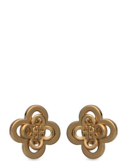 TORY BURCH Kira Clover Stacked Stud |Guld |One Size TORY BURCH Kira Clover Stacked Stud |Guld |One Size