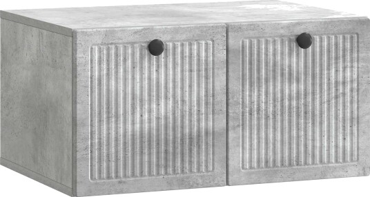  Vegghengt TV skap Betonggrå 59,5 x 41 x 30 cm Konstruert tre