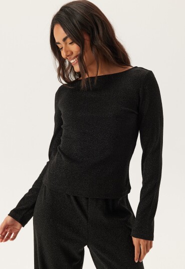 Pieces Pcjina Ls Boatneck Top Jrs