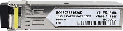 Blueoptics Tn-Sfp-Lxb12t Fiberoptikk 1250 Mbit/S Sfp Lc Bx-D 20000 M Blueoptics Tn-Sfp-Lxb12t Fiberoptikk 1250 Mbit/S Sfp Lc Bx-D 20000 M