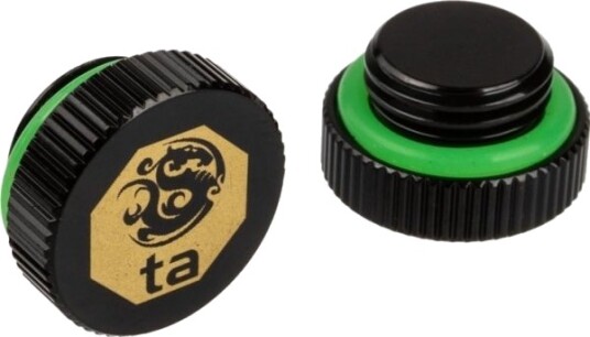 Bitspower Touchaqua Stoppplugg G1/4" Innvendig Gjenger – 2 Stk. Svart