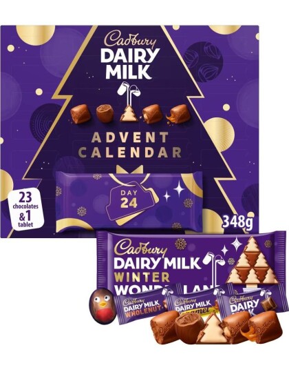 Stor Cadbury Dairy Milk Adventskalender 348 g